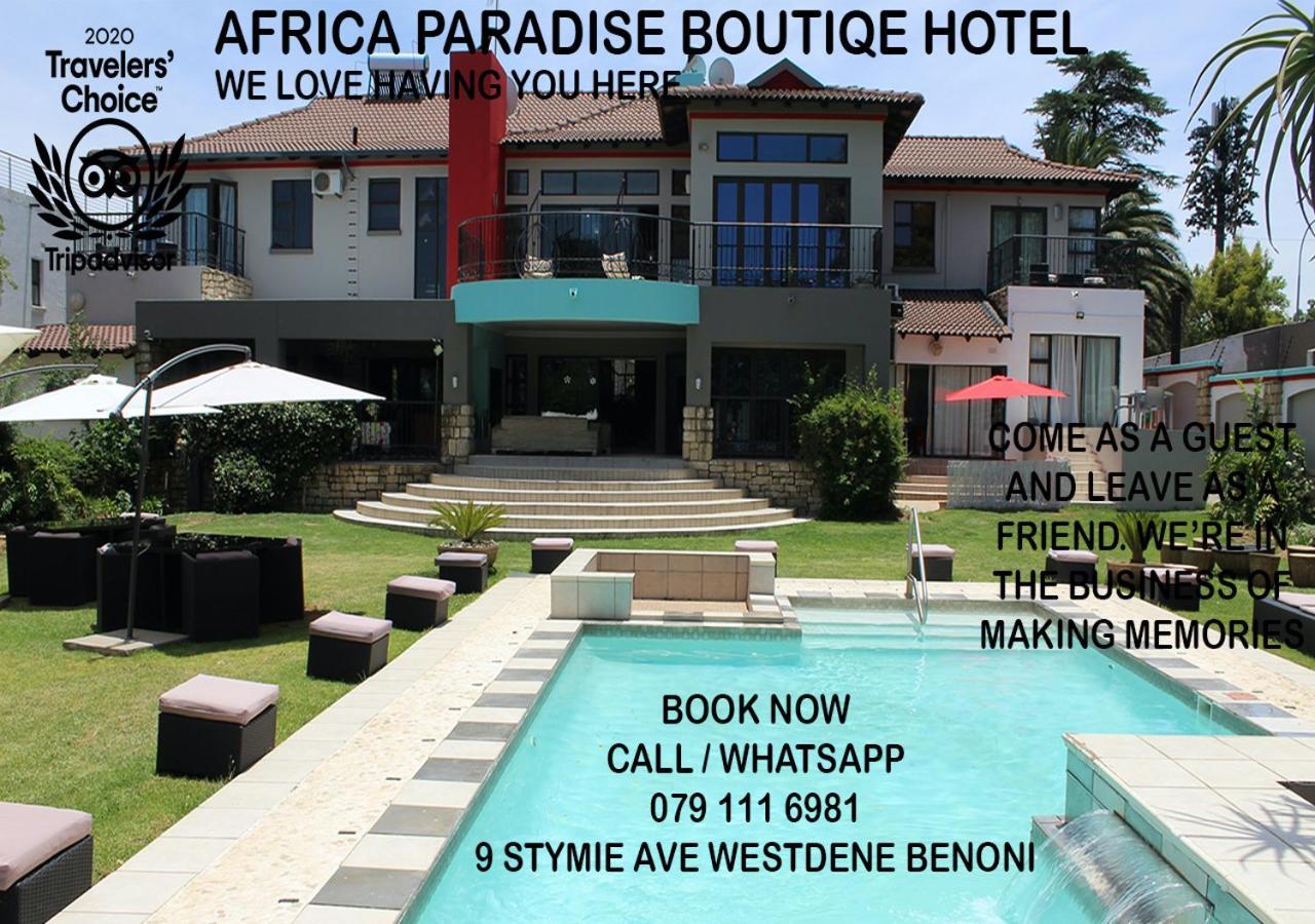 Africa Paradise - Or Tambo Airport Boutique Hotel Benoni Exterior photo